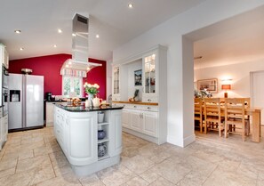 Kitchen and dining area