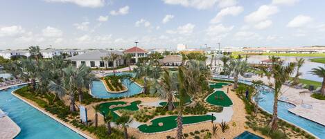 Mini-golf, Lazy River,  Ice Cream Shop and more available at the Hideaway Club