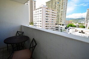 Seating area on the balcony