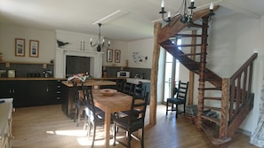 Open plan kitchen