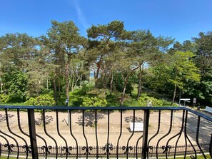 Blick vom Balkon