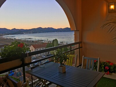 Apartment 2 rooms CANNES, sea view, pool, parking