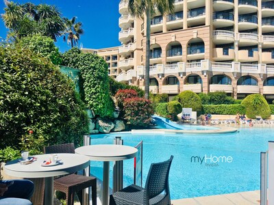 Apartment 2 rooms CANNES, sea view, pool, parking