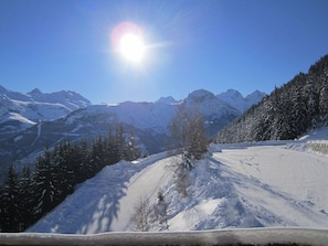 Blick von der Unterkunft