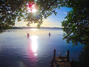 Morning kayaking before breakfast