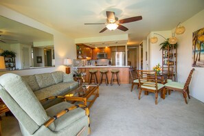 Carpet in the living areas