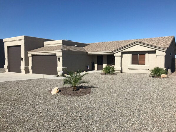 Front of Home 
Plenty of Parking and RV garage.