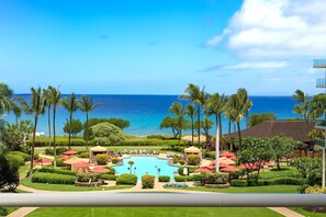 Resort-style luxury with direct ocean views?enjoy multiple pools, tropical gardens, and a postcard-perfect setting HKH-425