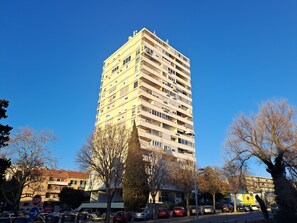 Overnatningsstedets facade