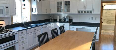 Newly updated Kitchen 2017 with soapstone counters double oven and well equipped