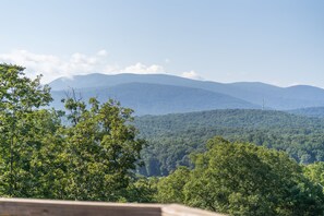 View from the deck of the Shenandoah Mountains
