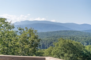 View from the deck of the Shenandoah Mountains