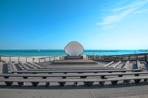 Shell Amphitheater in the heart of the Boardwalk