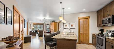 Open floor plan Kitchen