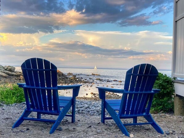 Private beach