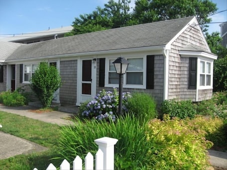 Outside Unit 18 - End unit closest to the beach