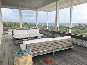 The Lanai with panoramic Atlantic Ocean views.