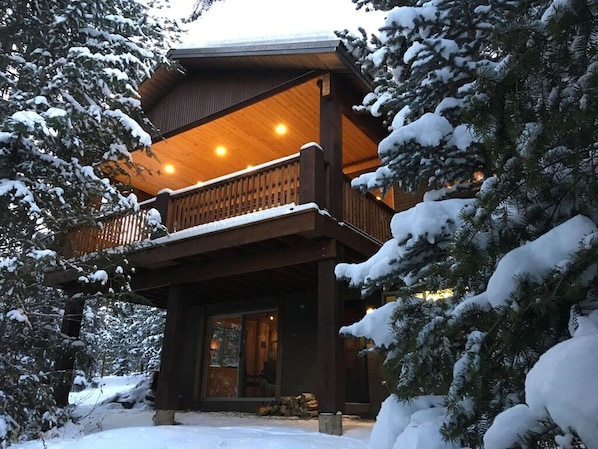 The deck from down below.