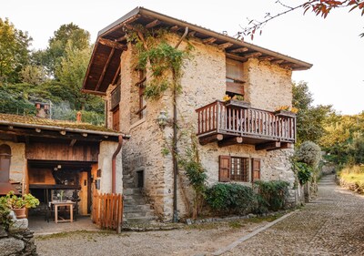 ANCIENNE ETOILE BELLAGIO, en el lago Como, típica casa restaurada cerca del centro