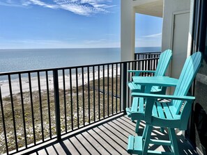 You'll love the views from these tall adirondack chairs!