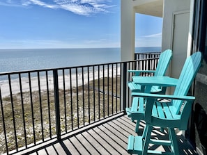 You'll love the views from these tall adirondack chairs!