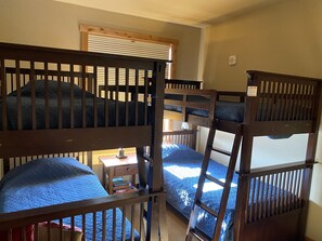 Let the kids stay together with these bunk beds.