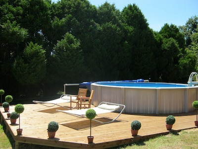 Stunning Breton Ferienhaus mit Pool - Schlafmöglichkeiten für 9+ - Beautiful Grounds