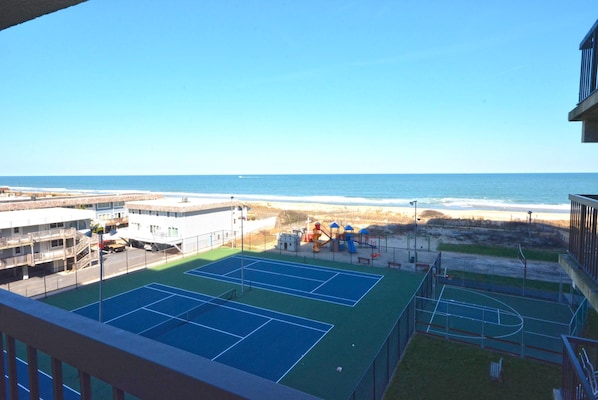 Vista para a praia ou o mar