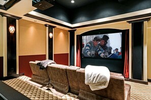 Or enjoy your favorite movie on the big movie screen!