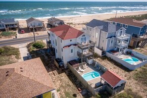 Rear Aerial View of Sunny Outlook