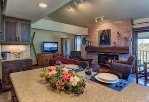 Living Room as seen from behind the kitchen island.