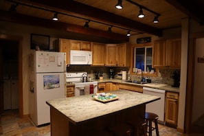 Spacious Kitchen with Island includes all amenities