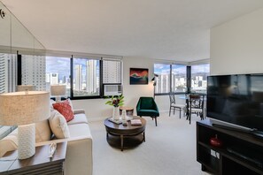 Living Area with 50" Flat screen TV