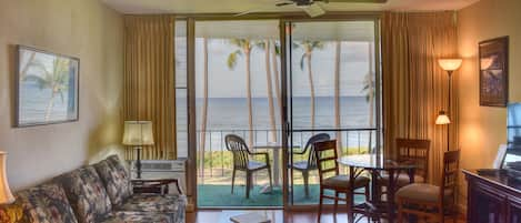 Beautiful ocean view from the living room