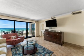 Living Area with Balcony