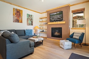 Spread out and relax in the living room