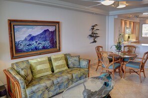 Enjoy this elegantly decorated room