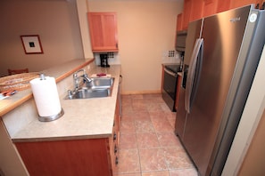 Fully stocked kitchen