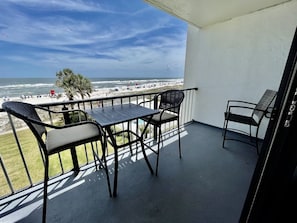 Enjoy sipping your morning coffee or a glass of wine while taking in the beautiful views of the Gulf of Mexico!