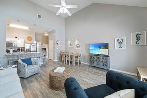 A cozy, welcoming space designed for the whole family to relax and unwind together