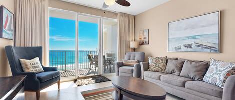 Majestic Sun 505B - Beach View Living Area, HDTV, Sleeper Sofa