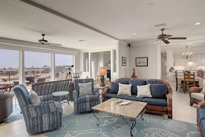 Indoor - Large windows offering panoramic views