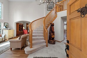 Welcome to our Summit Lodge! Also pictured is Sunny the Summit bear!