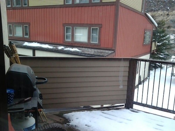 Back Deck and gas grill