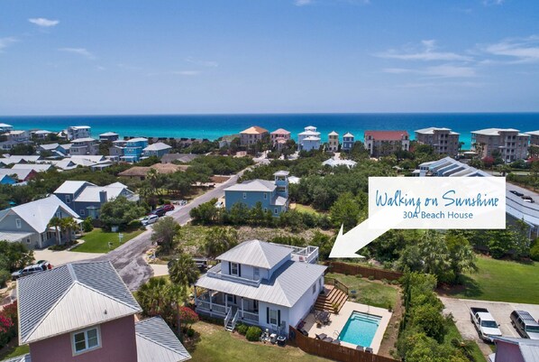 30A Beach House! Great location just 434 steps to the beach! WOO HOO!