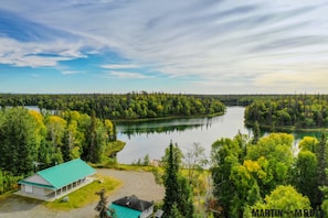 A beautiful lake setting.