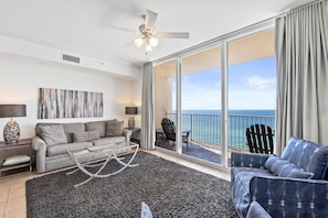 Living Area with Balcony