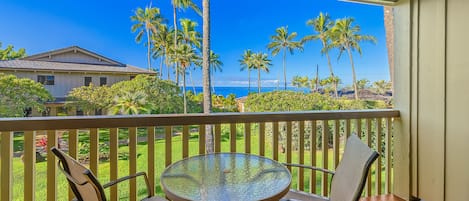 Nihi Kai Villas at Poipu #401 - Ocean View Dining Lanai - Parrish Kauai