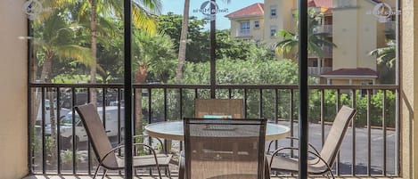 Spacious and lovely, this 1 Bedroom, 1 1/2 Bath Vacation Condo sits just across the street from the beach.