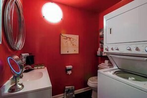 1st floor powder room and laundry center